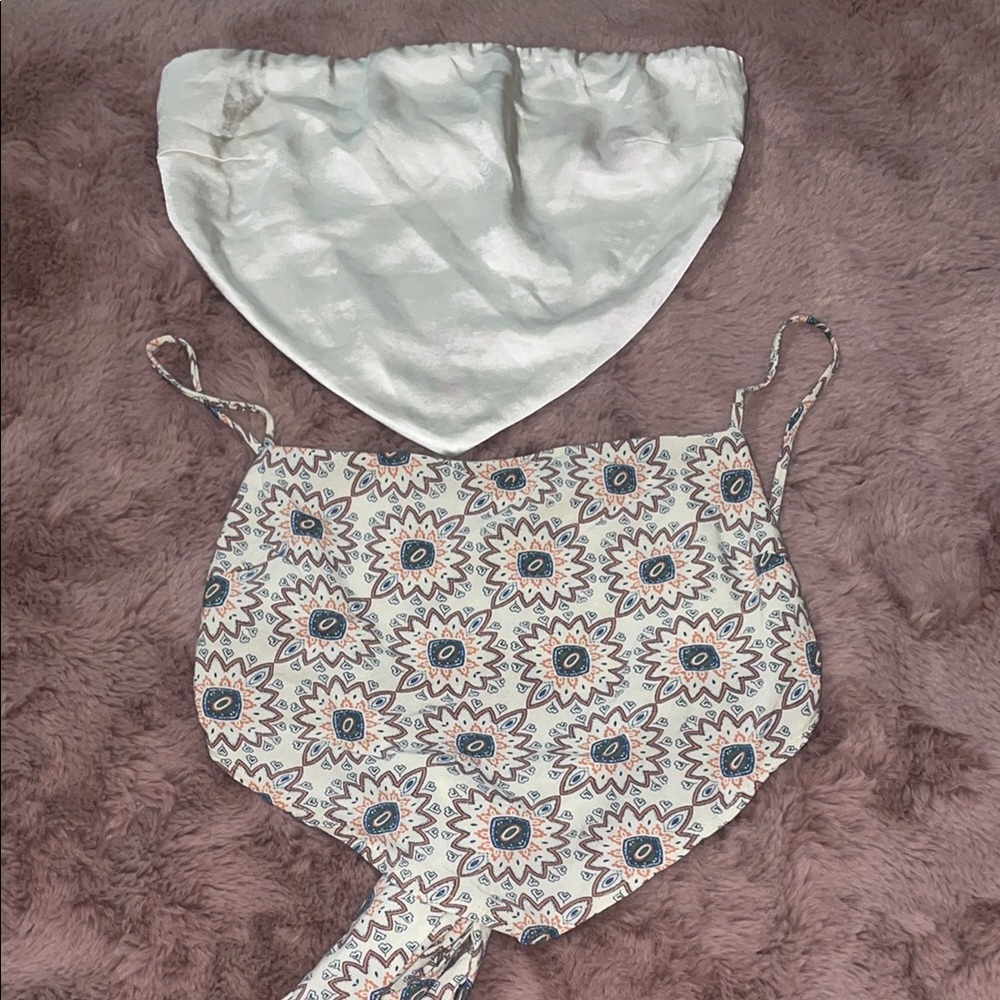 Floral Patterned Bikini Set